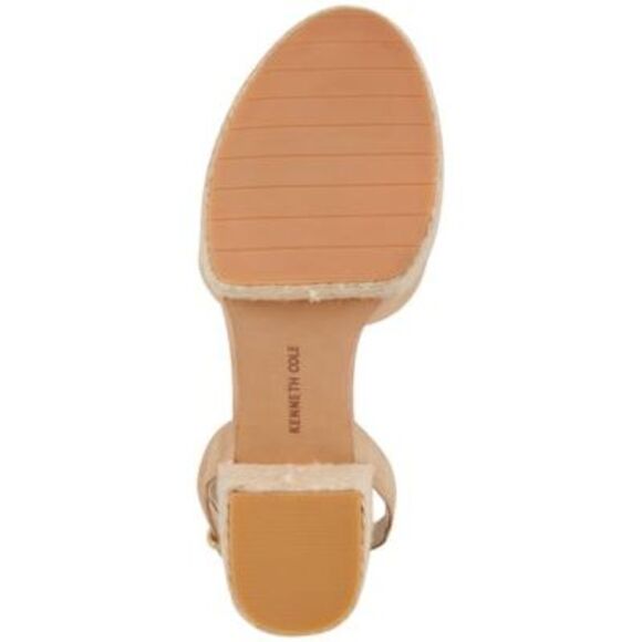 KENNETH COLE NEW YORK Womens Beige 2" Platform Pheonix Shoes 11 M - Picture 4 of 4